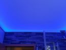 in blau